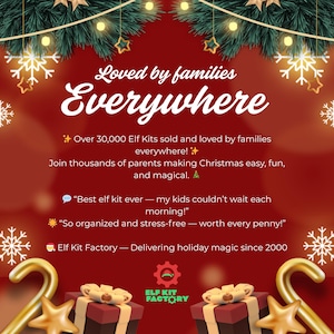 24 Day Elf Kit 2025, Christmas Elf Activities, Pre-Planned Scenes image 9