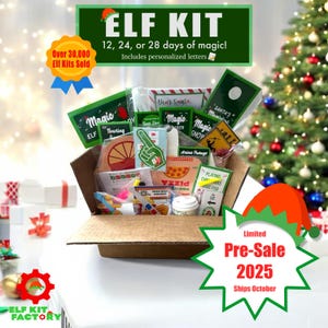 Elf Kit 2025, 12, 24, or 28 Days Of Christmas, Elf Props, Elf Accessories, Elf Mischief, Elf Activities, Elf Antics, Christmas Activities