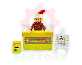 Elf Lemonade Stand Prop Set - Elf props - Elf Kit - Elf accessories - Elf antics - Elf mischief - Elf Kit - Elf adventures