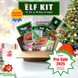 24 Days of Elf Mischief Kit 2025: Christmas Elf Props & Activities