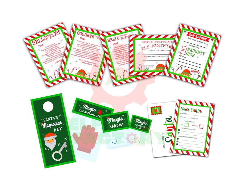 24 Day Elf Kit 2025, Christmas Elf Activities, Pre-Planned Scenes image 11