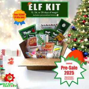 Elf Kit 2025, 12, 24, or 28 Days Of Christmas, Elf Props, Elf Accessories, Elf Mischief, Elf Activities, Elf Antics, Christmas Activities