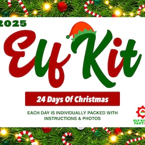 Elfenset 2025, 24 dagen kerst, elfenrekwisieten, elfenaccessoires, elfenkwaad, elfactiviteiten, elfencapriolen, kerstactiviteiten