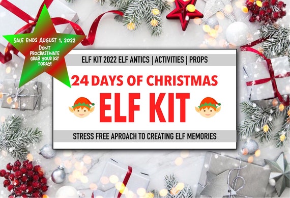 Elf Kit 2022 24 Days of Christmas Elf Props Elf