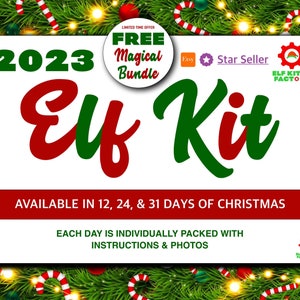 Elf Kit 2023, 12, 24, & 31 Days Of Christmas, Elf Props, Elf Accessories, Elf Mischief, Elf Activities, Elf Antics, Christmas Activities