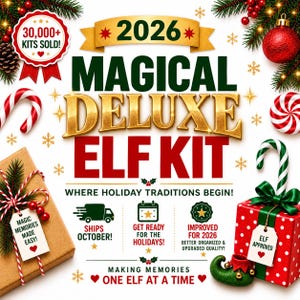 Kit de Elfo Mágico 2026 / Reserva anticipada, envío en septiembre / Calidad mejorada, nuevas ideas