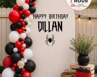 Custom Backdrop Vinyl Decal – Event Backdrop Sign, Baby Shower Decor, Birthday Party Backdrop, Wedding Welcome Sign, Personalized Name Decal