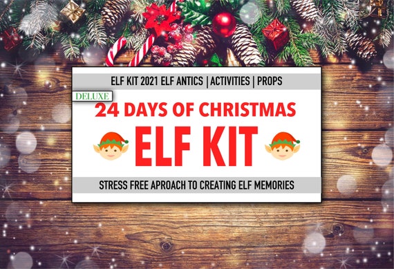 Deluxe Elf Kit 24 Days of Christmas Elf Props Elf