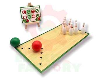 Elf Bowling Prop - Elf bowling alley - Elf props - Elf Kit - Elf Accessories - Let’s Bowl