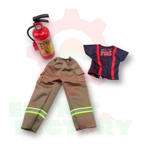 Elf Fireman Set - Elf props - Elf Kit - Elf Accessories - North Pole Fire Department