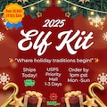 24 Day Elf Kit 2025, Christmas Elf Activities, Pre-Planned Scenes product logo