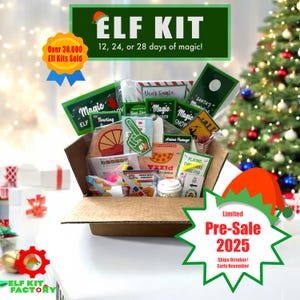 Elf Kit 2025, 12, 24, or 28 Days Of Christmas, Elf Props, Elf Accessories, Elf Mischief, Elf Activities, Elf Antics, Christmas Activities