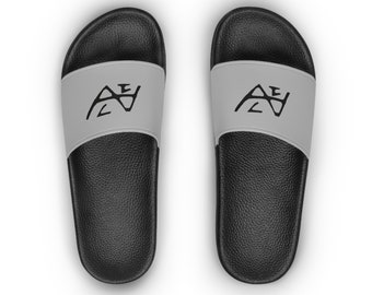 A17 LOGO Grey Women's Slide Sandals