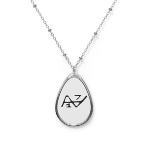 A17 LOGO Oval Necklace