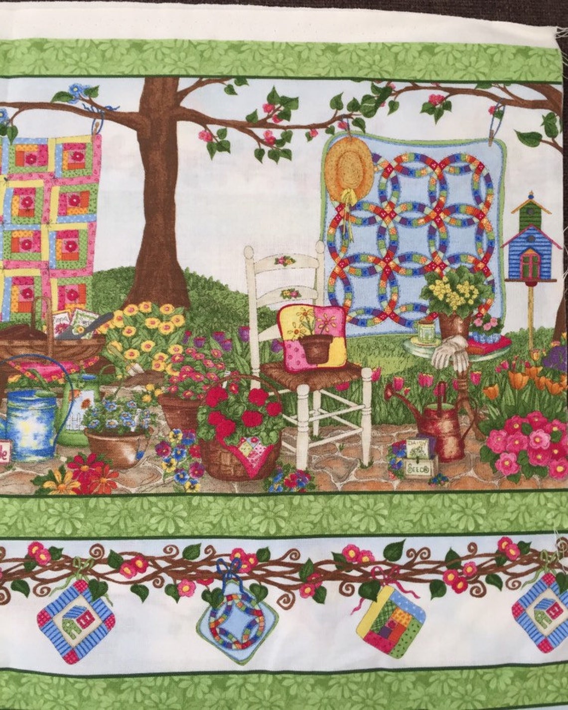 Patchwork Garden Border SSI 4 rows 60cm Etsy