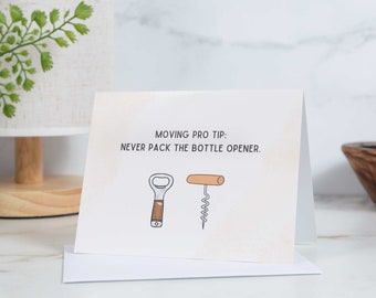 MOVING HUMOR Greeting Card | Funny moving greeting cards, real estate humor | Greeting cards & gifts for moving, PCS moves, real estate