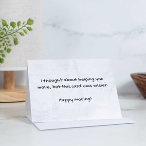 FUNNY MOVING Card | Moving humor greeting cards | Moving greeting cards | Goodbye cards for friends and family | Funny moving goodbye cards