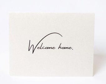 Welcome Home Greeting Card: For New Homeowners and Real Estate Clients