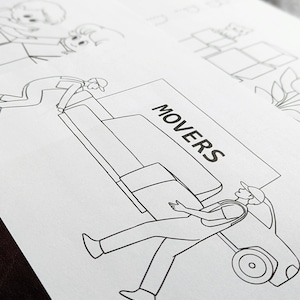 Coloring & Letter Tracing Printables | Moving Fun for Kids | DIGITAL ...