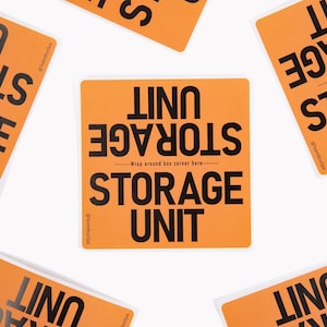 Storage Unit Moving Labels: Box Organizing Stickers for Storage Shipments