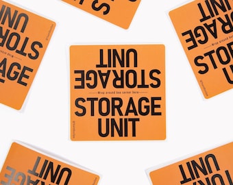 Storage Unit Moving Labels: Box Organizing Stickers for Storage Shipments