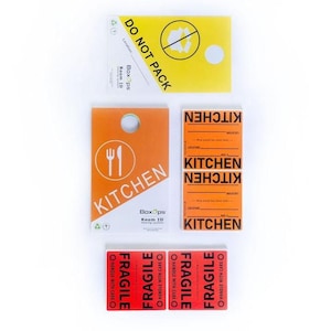 PRO MOVR XL Kit: Color Coded Moving Labels and Door Signs