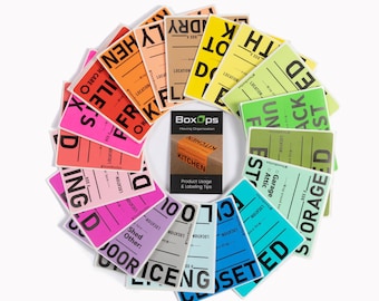 Starter Pack Moving Labels: Gift Sets for Realtor Clients, Friends & Family