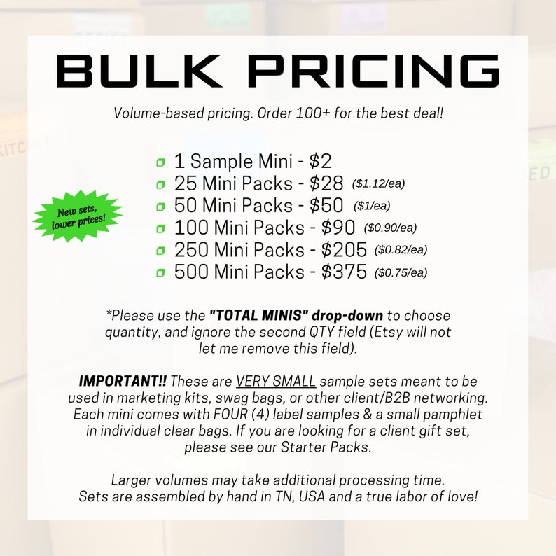 Marketing Minis: Moving Label Sample Kits for Open Houses, Realtor Pop Bys, Swag Bags image 7