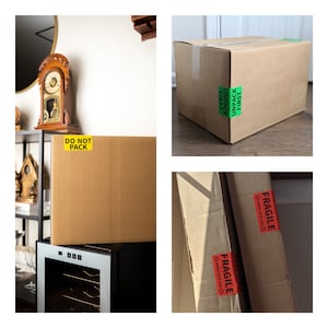 LABEL HERO™ Labeling System Color Coded Moving Box Labels by Room & Category Relocation and Military PCS Organization BoxOps image 8