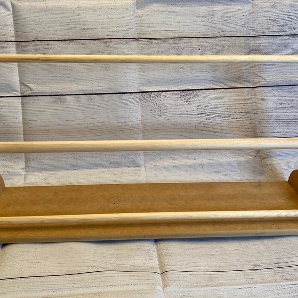 Tiered Deco Mesh, Vinyl  & Ribbon Rack Holder