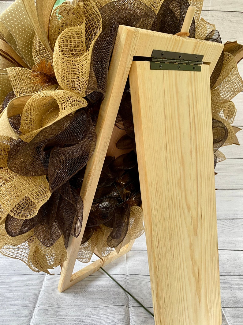 Tabletop stand Wreath Stand Easel stand wreath Holder wreath Etsy