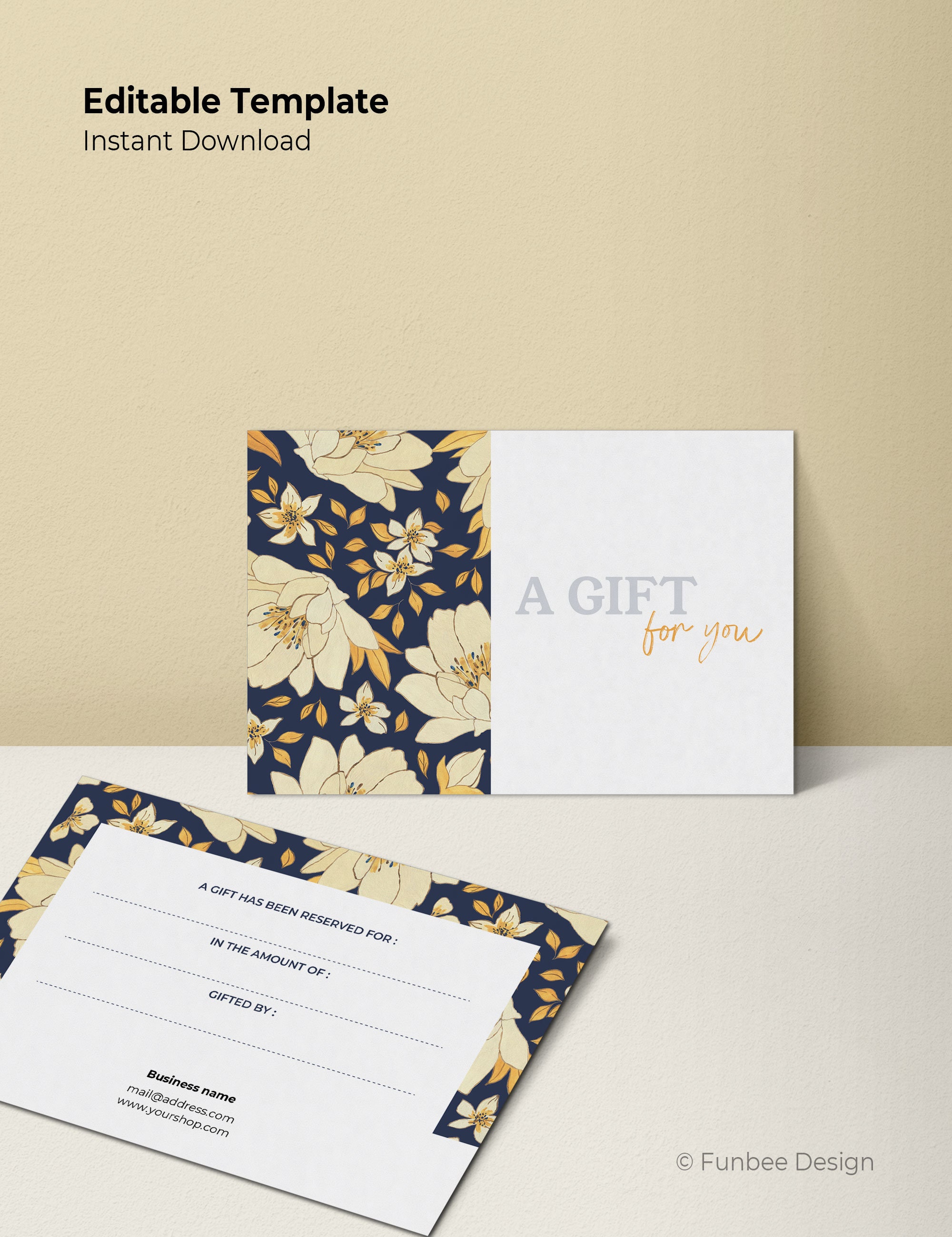 Gift Card Business Stationery Order Insert Card Business Etsy