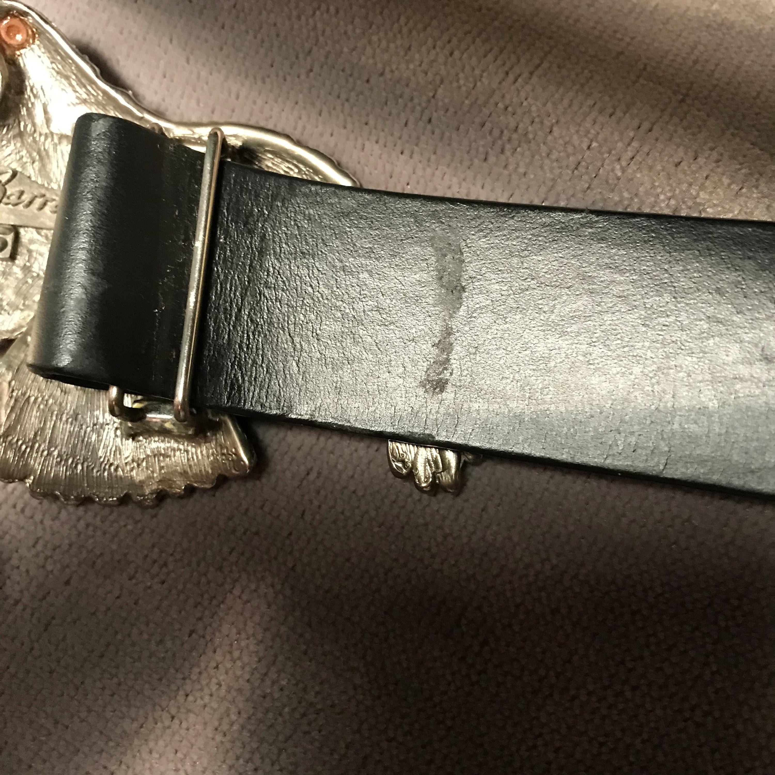 Signed Margarita Barrera Belt / Buckle 1995 Eagle in Flight 