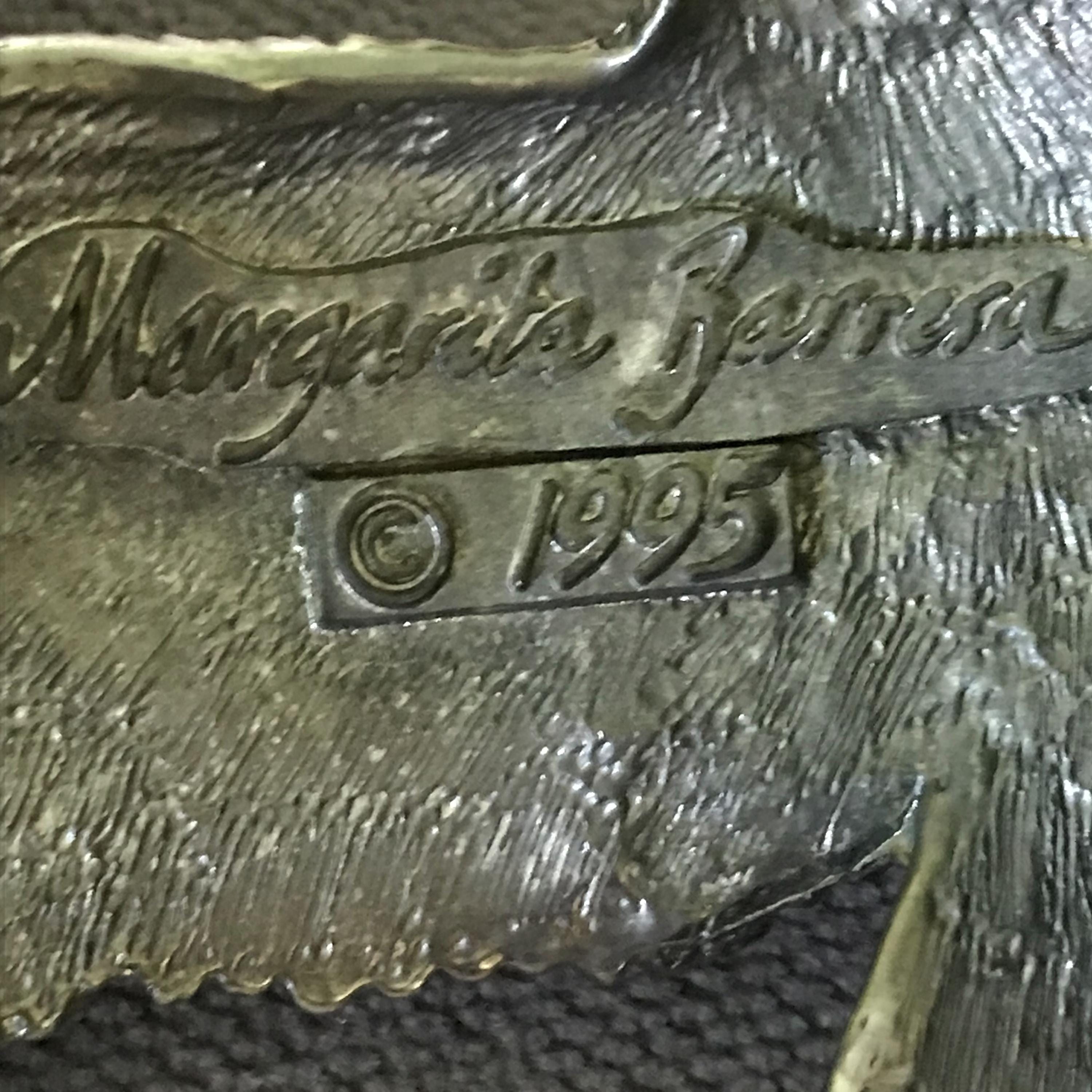 Vintage‎ Margarita Barrera Signed Starfish Belt Buckle c.1995 Tweed\'s Request Signed Margarita Barrera Belt / Buckle 1995 Eagle in Flight  main image 2