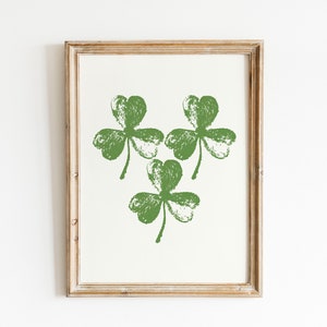 shamrocks print | st.patricks day decor | st patrick&#39;s day printables | st patricks day wall art | printable wall art | trendy wall art