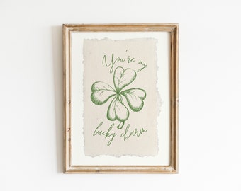 You're my lucky charm print | st.patricks day decor | st patrick's day printables | st patricks art| printable wall art | paletta prints