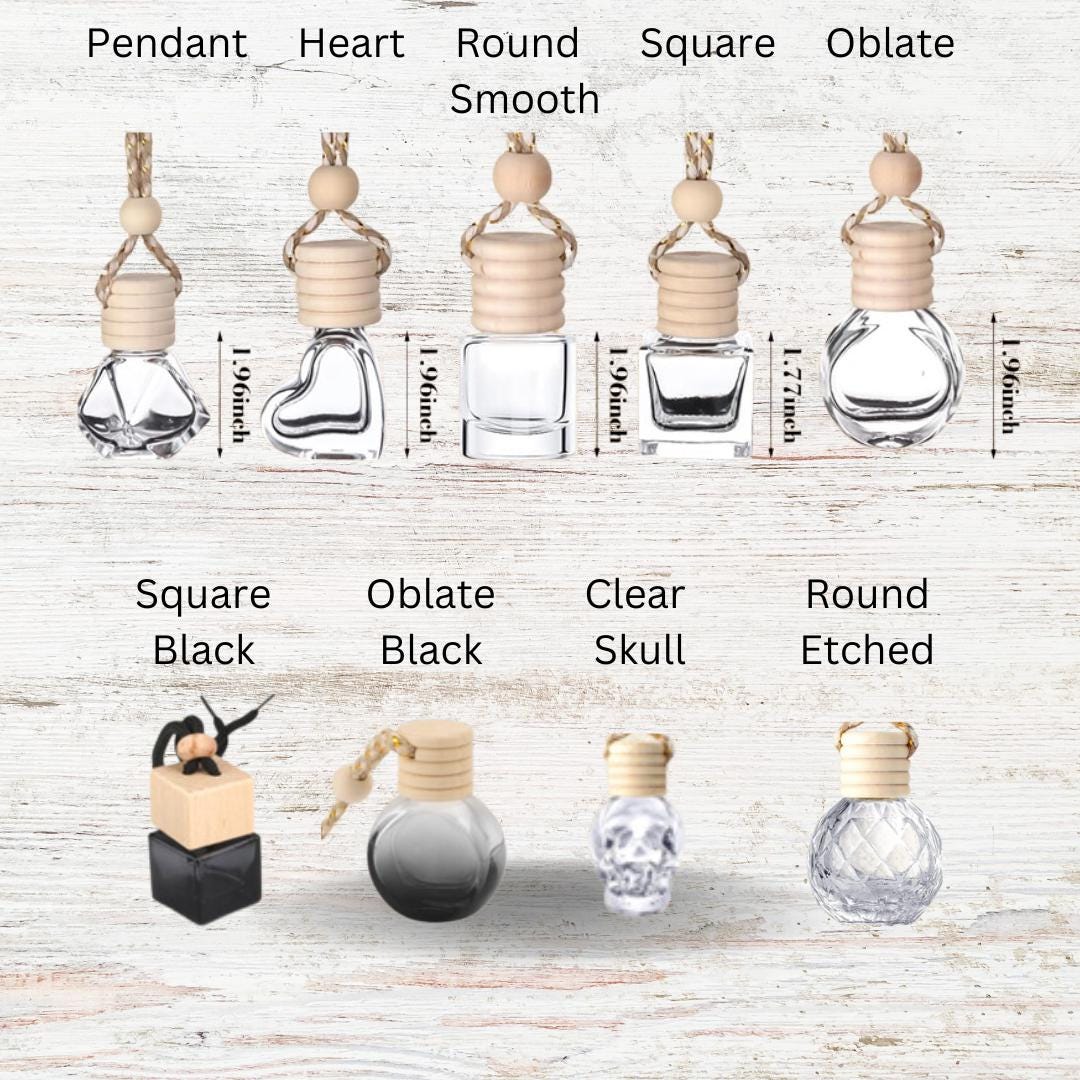 Refillable Hanging Car Diffuser, Glass Bottle, Air Freshener Gift - Etsy