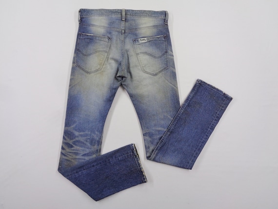 Lee Riders Jeans Vintage Distressed Destroy Lee Ri