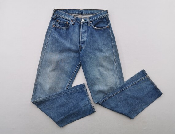 Levis Jeans Vintage 90s Levis Lot 501 Big E Denim… - image 3