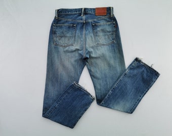 Distressed Edwin 505XX Jeans Vintage Edwin 505XX Made in Japan