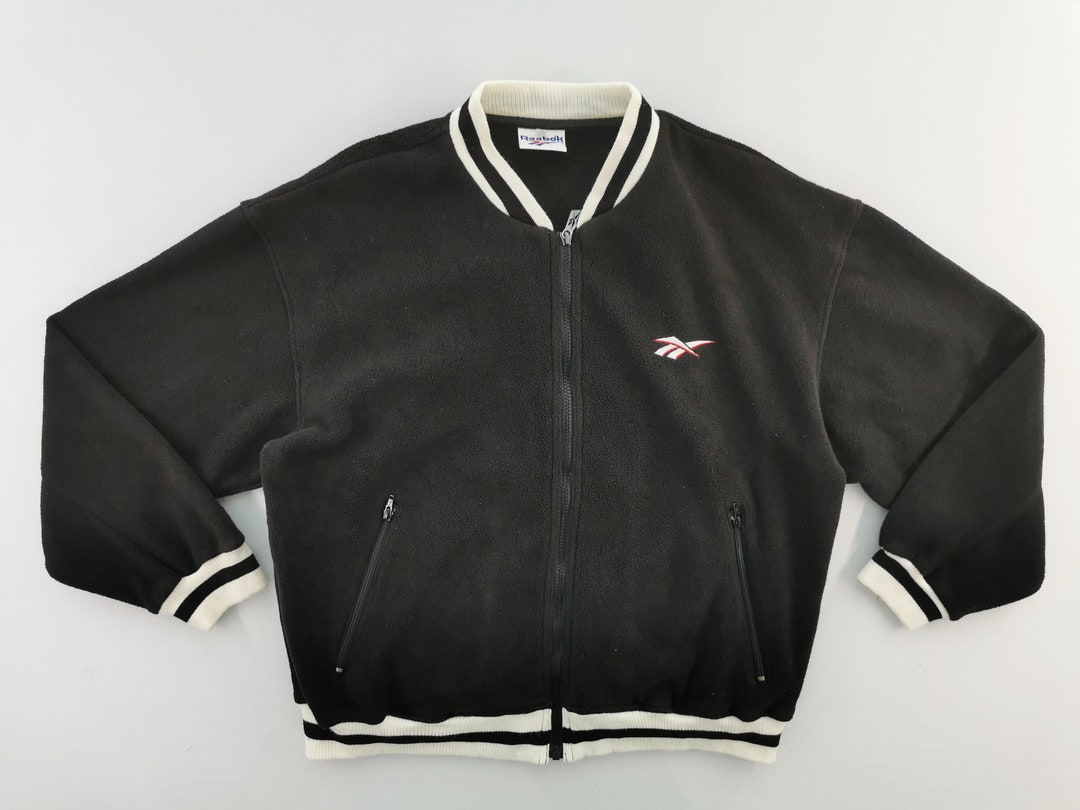 Reebok Jacket Vintage Reebok Fleece Jacket Size MA Etsy