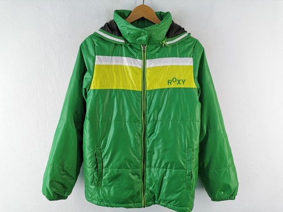 Roxy Jacket Vintage Roxy Pufferdown Winter Jacket… - image 1