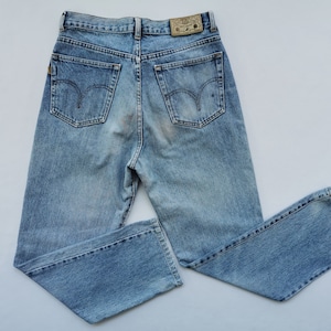 Lois Jeans Distressed Vintage Lois Made In Spain Denim Jeans Size 30/31x29