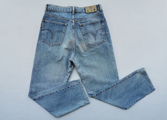 Lois Jeans Distressed Vintage Lois Made in Spain Denim Jeans - Etsy
