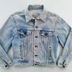Levis Jacket Distressed Vintage Levis Lot 506 Denim Jacket Made In USA Size M