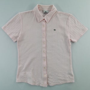 Lacoste Shirt Size 42 Lacoste Button Shirt Womens Size S/M