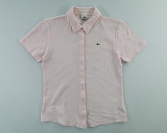 Lacoste Shirt Size 42 Lacoste Button Shirt Womens Size S/M