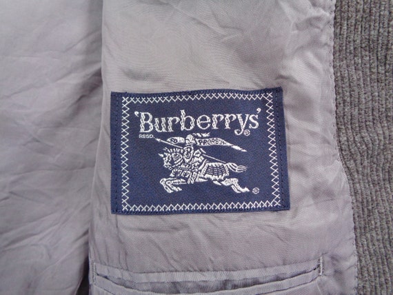 Burberrys Blazer Vintage Burberrys Blazer Coat Si… - image 4