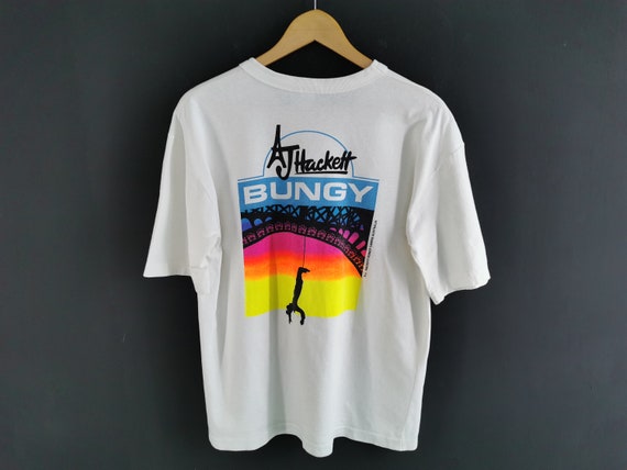 AJ HACKET Shirt Vintage Aj Hacket Bungy Cairns Australia T Shirt Size L Etsy Australia