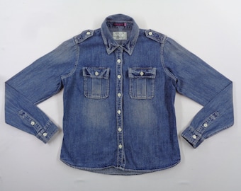 Avirex Shirt Avirex LTD x Earth Music And Ecology Denim Shirt Size M